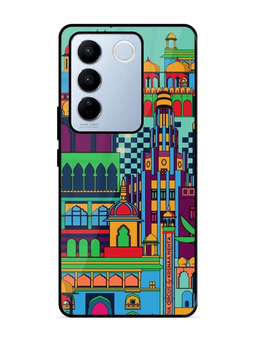 Indian Tapestry Glossy Soft Edge Case for Vivo V27 Pro (5G) Chachhi