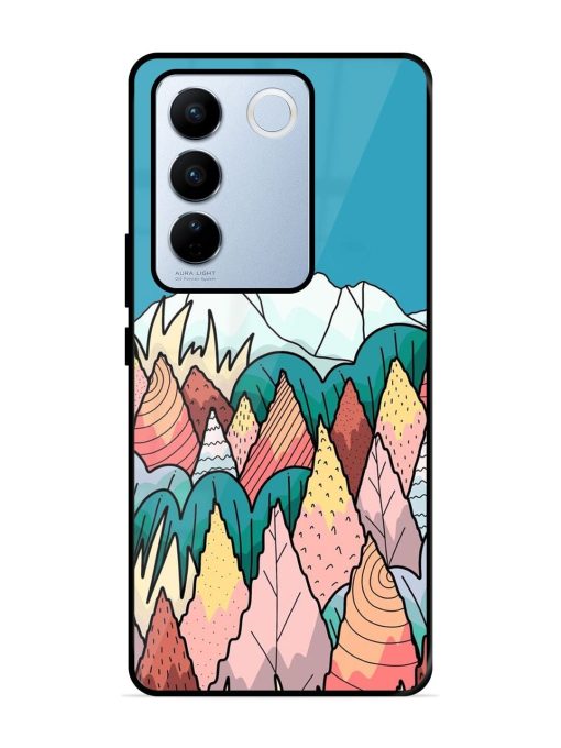 Mountain Dreamscape Glossy Soft Edge Case for Vivo V27 Pro (5G) Chachhi