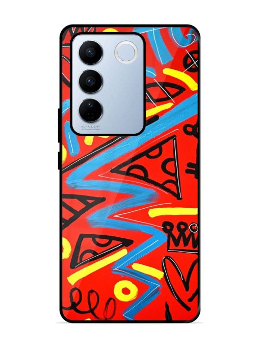 Groovy Garden Glossy Soft Edge Case for Vivo V27 Pro (5G) Chachhi