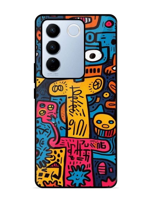 Doodletopia Glossy Soft Edge Case for Vivo V27 Pro (5G) Chachhi