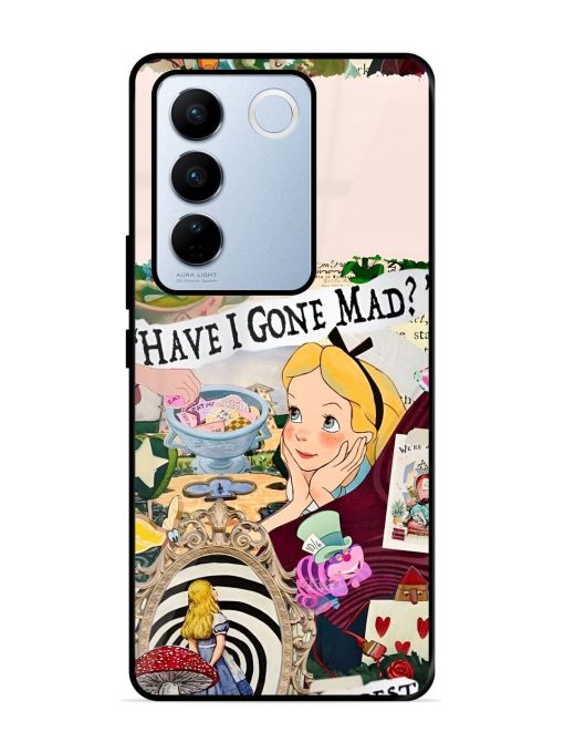 Mad Hatter'S Collage Glossy Soft Edge Case for Vivo V27 Pro (5G) Chachhi