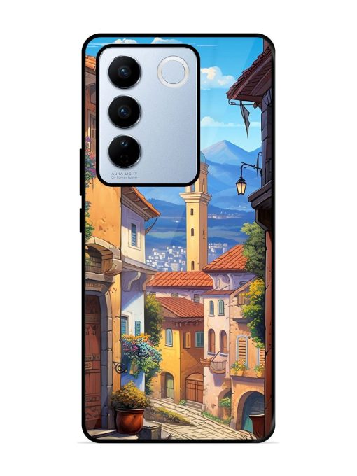 Tuscan Twilight Glossy Soft Edge Case for Vivo V27 Pro (5G) Chachhi