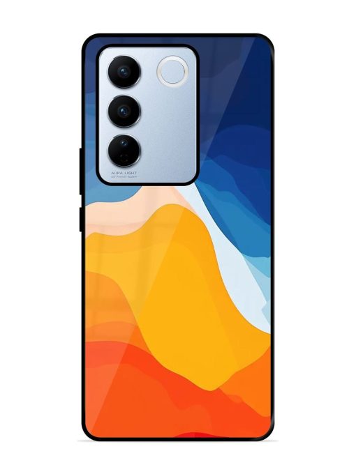 Liquid Landscape Glossy Soft Edge Case for Vivo V27 Pro (5G) Chachhi