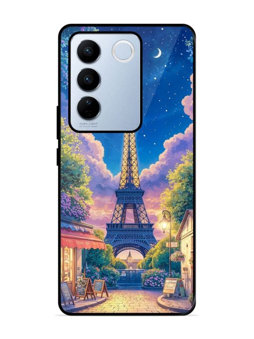 Twilight In Paris Glossy Soft Edge Case for Vivo V27 Pro (5G) Chachhi