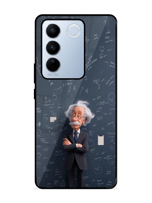 Albert Einstein Glossy Soft Edge Case for Vivo V27 Pro (5G) Chachhi