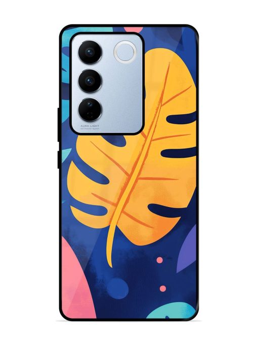 Tropical Tapestry Glossy Soft Edge Case for Vivo V27 Pro (5G) Chachhi