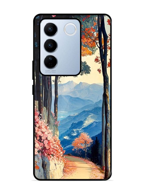 Mountainside Serenity Glossy Soft Edge Case for Vivo V27 Pro (5G) Chachhi