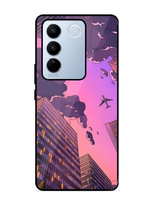 Urban Twilight Glossy Soft Edge Case for Vivo V27 Pro (5G) Chachhi