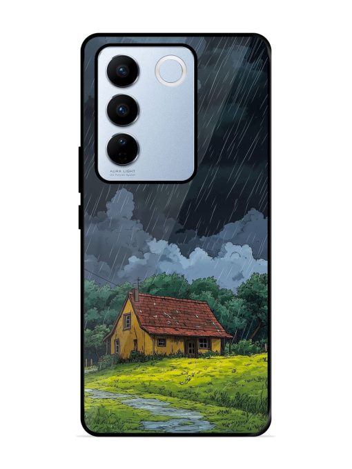 Rainy Day Retreat Glossy Soft Edge Case for Vivo V27 Pro (5G) Chachhi