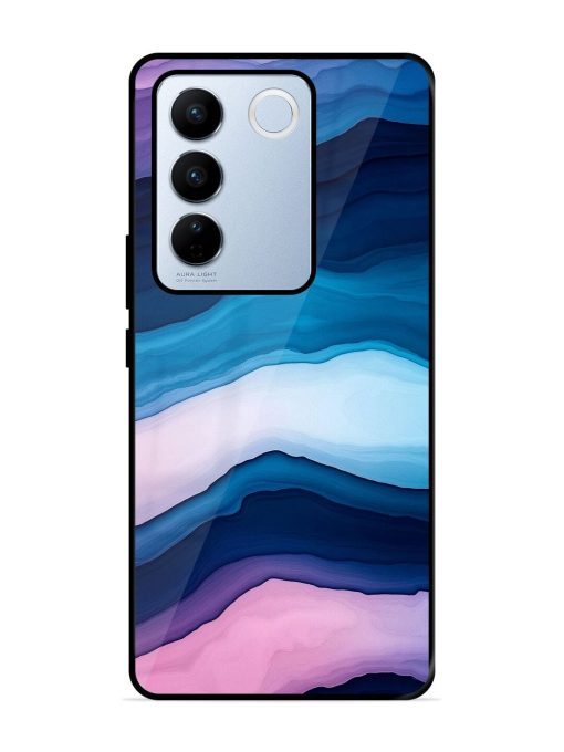 Oceanic Layers Glossy Soft Edge Case for Vivo V27 Pro (5G) Chachhi