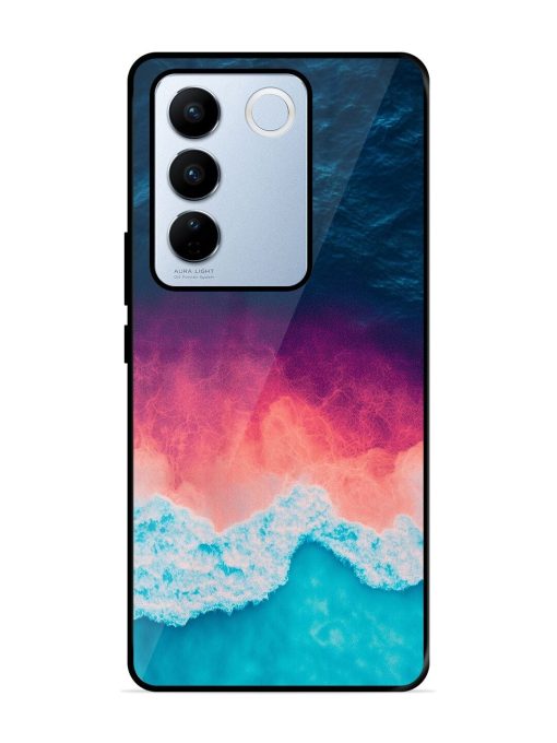 Where The Ocean Meets The Sky Glossy Soft Edge Case for Vivo V27 Pro (5G) Chachhi