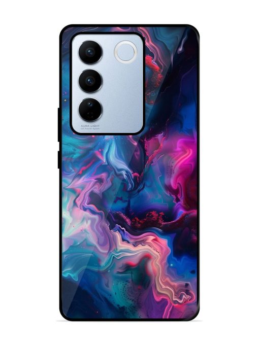 Cosmic Swirl Glossy Soft Edge Case for Vivo V27 Pro (5G) Chachhi