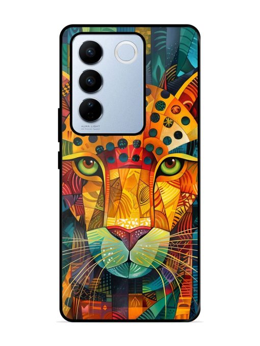 Mosaic Majesty Glossy Soft Edge Case for Vivo V27 Pro (5G) Chachhi