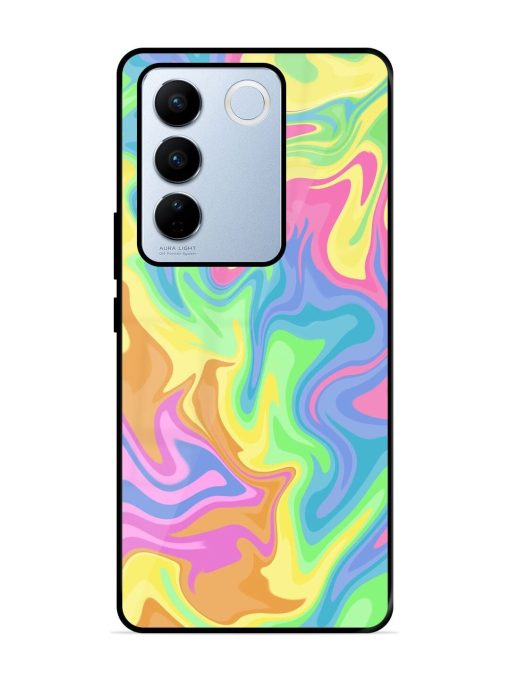 Whimsical Swirl Glossy Soft Edge Case for Vivo V27 Pro (5G) Chachhi