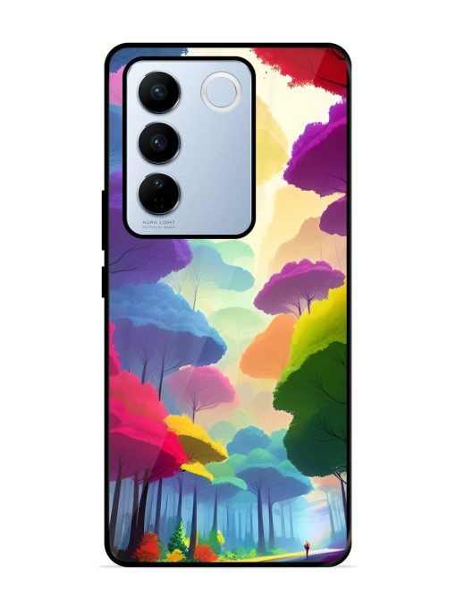 Rainbow Road Glossy Soft Edge Case for Vivo V27 Pro (5G) Chachhi