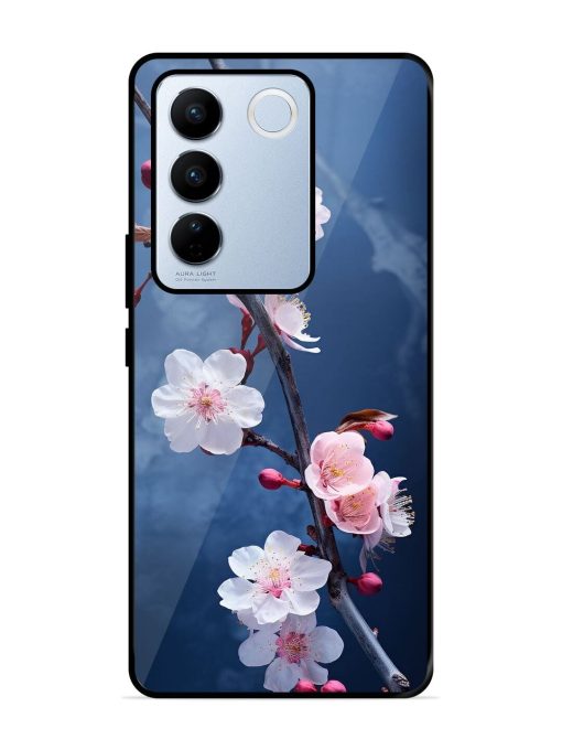 Delicate Blossoms Glossy Soft Edge Case for Vivo V27 Pro (5G) Chachhi