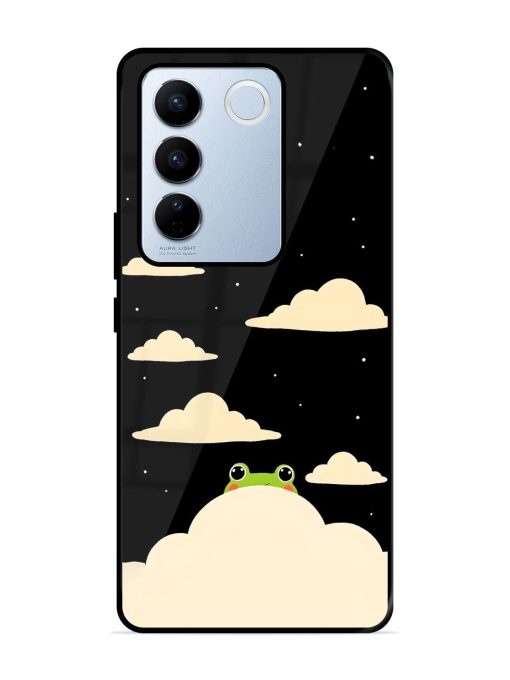 Froggy Night Sky Glossy Soft Edge Case for Vivo V27 Pro (5G) Chachhi