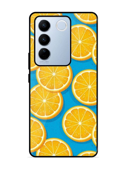 Citrus Symphony Glossy Soft Edge Case for Vivo V27 Pro (5G) Chachhi