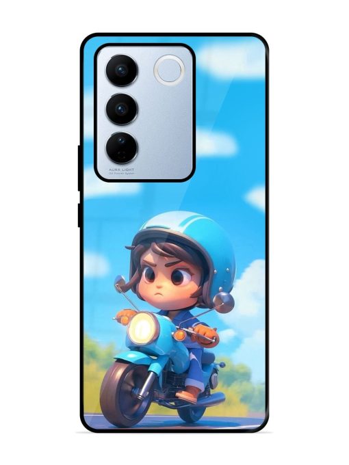 Little Rider Glossy Soft Edge Case for Vivo V27 Pro (5G) Chachhi