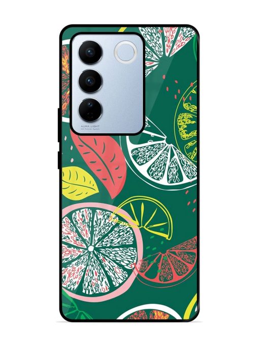 Citrus Symphony Glossy Soft Edge Case for Vivo V27 Pro (5G) Chachhi