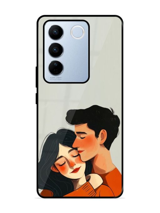 Craft Couples Glossy Soft Edge Case for Vivo V27 Pro (5G) Chachhi