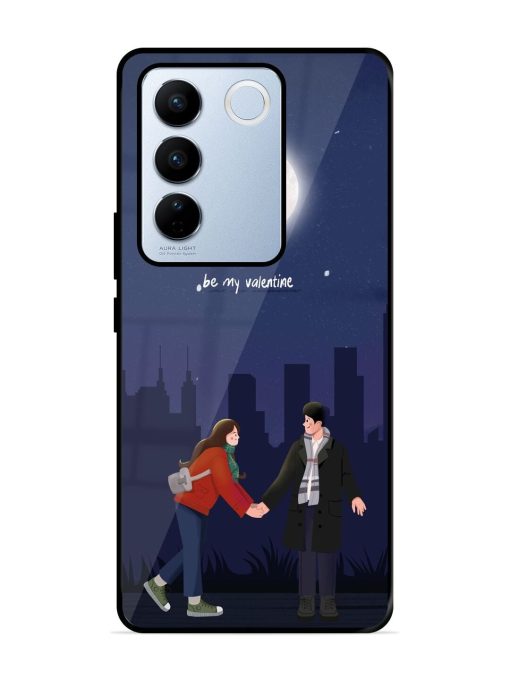 Moonlight Proposal Glossy Soft Edge Case for Vivo V27 Pro (5G) Chachhi