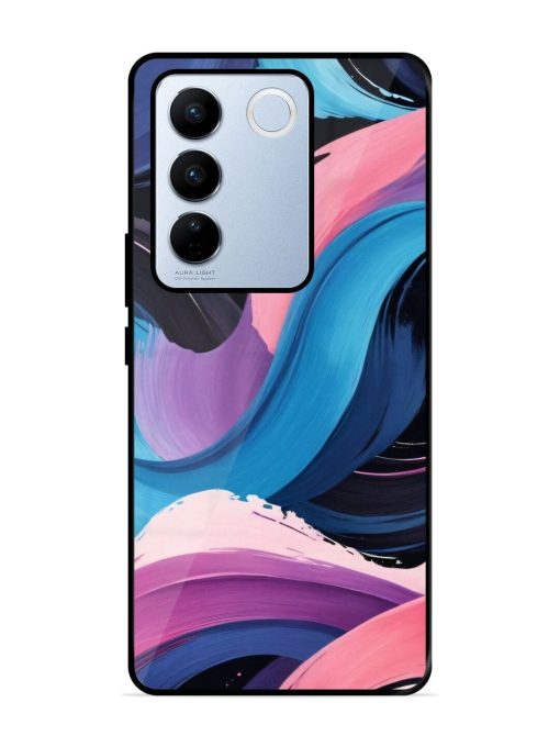 Whimsical Waves Glossy Soft Edge Case for Vivo V27 Pro (5G) Chachhi