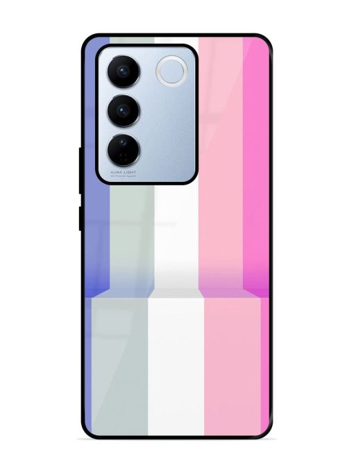 Pastel Palette Glossy Soft Edge Case for Vivo V27 Pro (5G) Chachhi