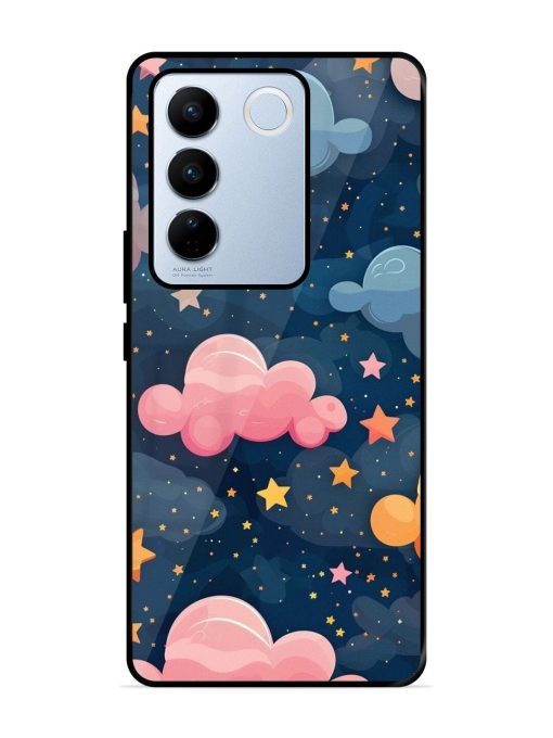 Twinkling Dreams Glossy Soft Edge Case for Vivo V27 Pro (5G) Chachhi