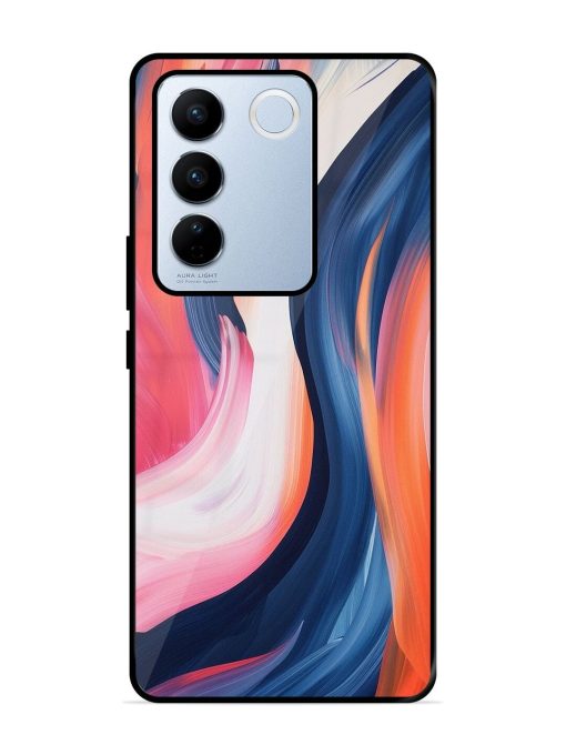 Whirling Hues Glossy Soft Edge Case for Vivo V27 Pro (5G) Chachhi