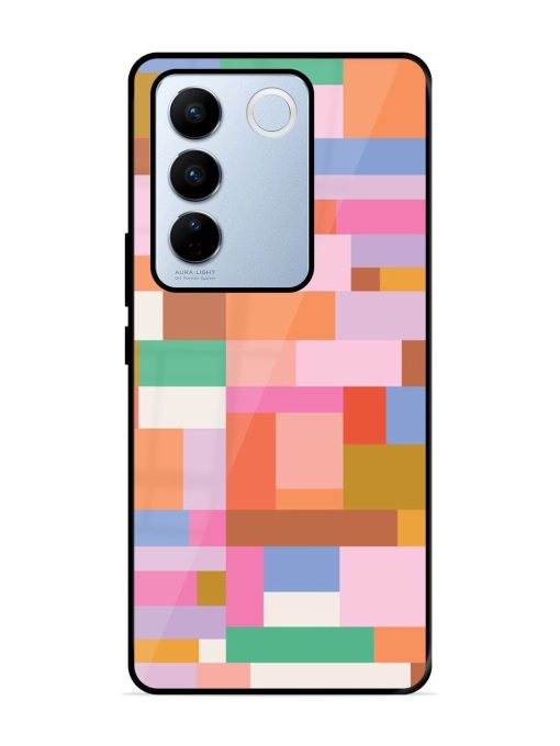 Colorful Chaos Glossy Soft Edge Case for Vivo V27 Pro (5G) Chachhi