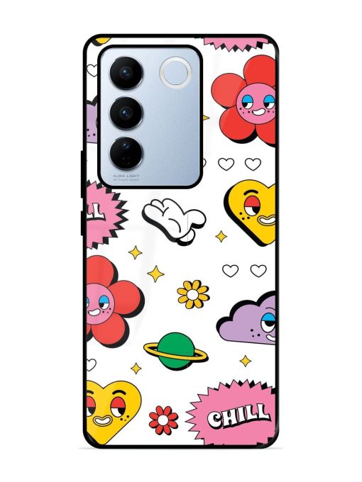 Whimsical Wonderland Glossy Soft Edge Case for Vivo V27 Pro (5G)