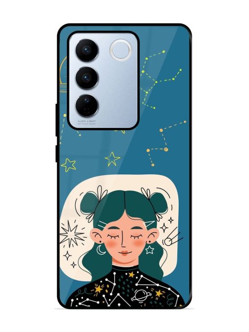 Cosmic Daydreamer Glossy Soft Edge Case for Vivo V27 Pro (5G) Chachhi