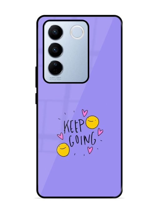 Smiling Through It All Glossy Soft Edge Case for Vivo V27 Pro (5G) Chachhi