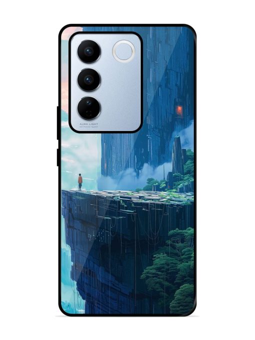 Solitude In The Sky Glossy Soft Edge Case for Vivo V27 Pro (5G) Chachhi