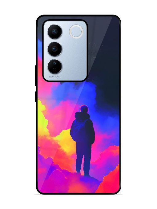 Cosmic Wanderer Glossy Soft Edge Case for Vivo V27 Pro (5G) Chachhi