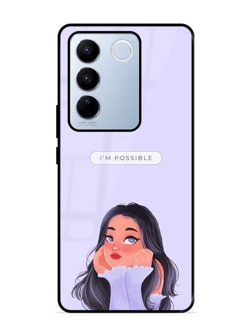 Im Possible Glossy Soft Edge Case for Vivo V27 Pro (5G) Chachhi