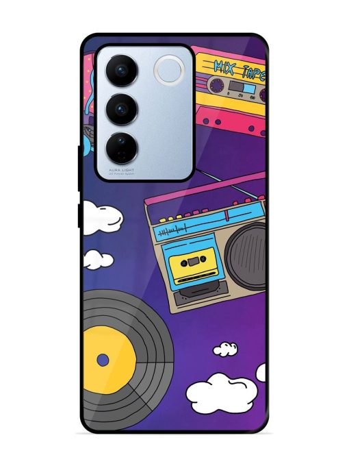 Retro Vibes Glossy Soft Edge Case for Vivo V27 Pro (5G) Chachhi