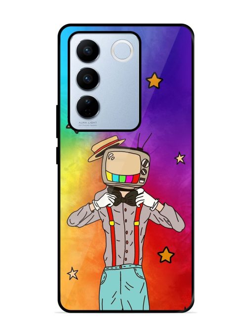 Tv Personality Glossy Soft Edge Case for Vivo V27 Pro (5G) Chachhi