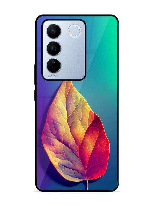 Autumn'S Embrace Glossy Soft Edge Case for Vivo V27 Pro (5G) Chachhi