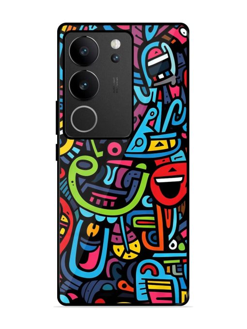 Doodlephoria Glossy Soft Edge Case for Vivo V29 (5G) Chachhi