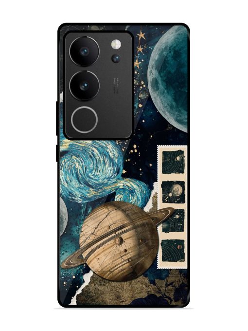 Celestial Tapestry Glossy Soft Edge Case for Vivo V29 (5G) Chachhi