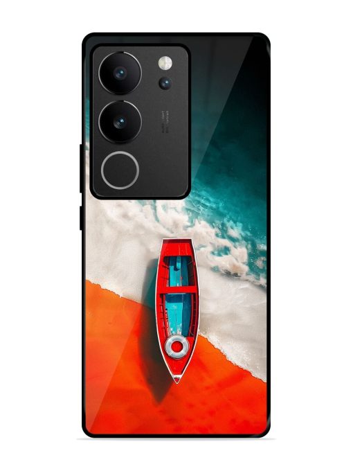 Crimson Tide Glossy Soft Edge Case for Vivo V29 (5G) Chachhi