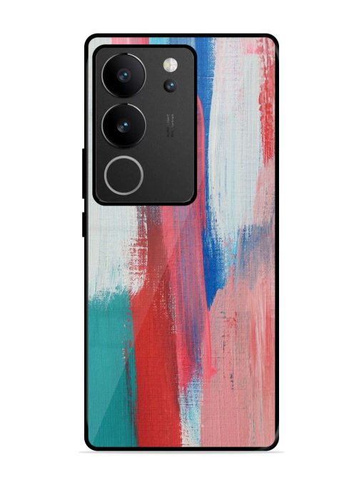 Colorful Chaos Glossy Soft Edge Case for Vivo V29 (5G) Chachhi