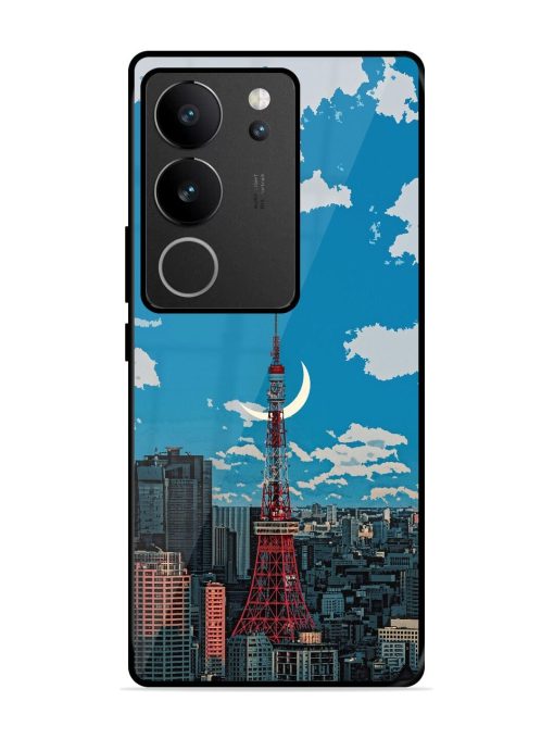 Tokyo Twilight Glossy Soft Edge Case for Vivo V29 (5G)