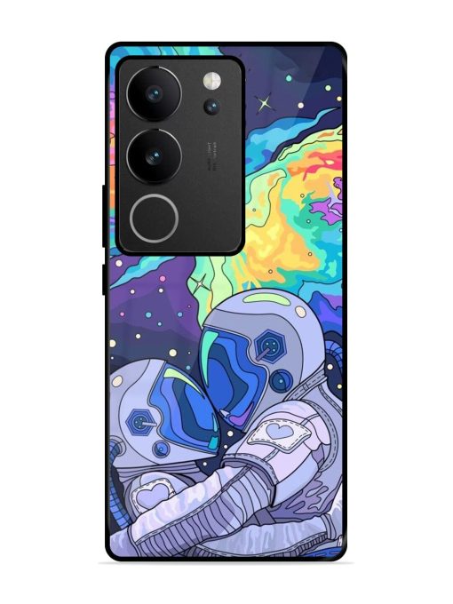 Cosmic Love Glossy Soft Edge Case for Vivo V29 (5G) Chachhi