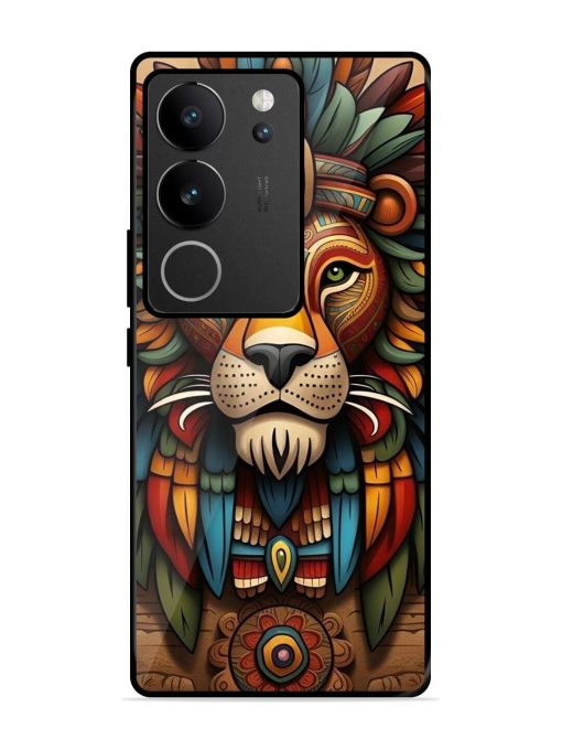 Aztec Majesty Glossy Soft Edge Case for Vivo V29 (5G) Chachhi