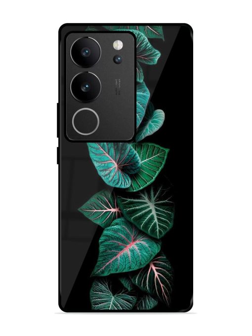 Emerald Elegance Glossy Soft Edge Case for Vivo V29 (5G)