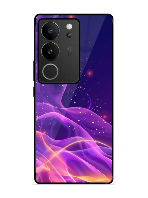 Cosmic Currents Glossy Soft Edge Case for Vivo V29 (5G) Chachhi