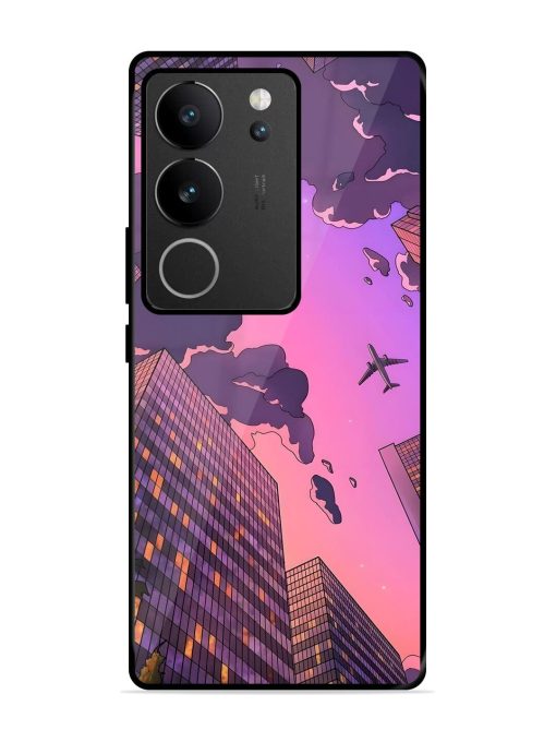 Urban Twilight Glossy Soft Edge Case for Vivo V29 (5G) Chachhi